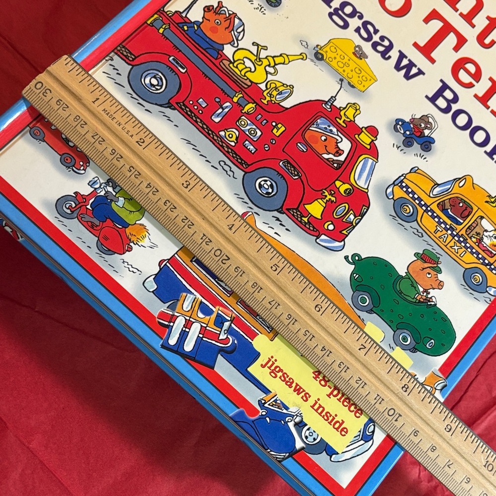 Richard Scarry’s Counting to Ten Jigsaw Puzzle Book 6 48-Piece Puzzles - Picture 12 of 14